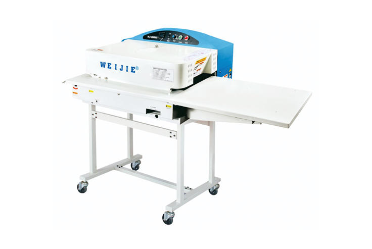 WJ-200MS Máquina de prensa de fusión automática de tamaño pequeño/conducción sin parar/antideslizante