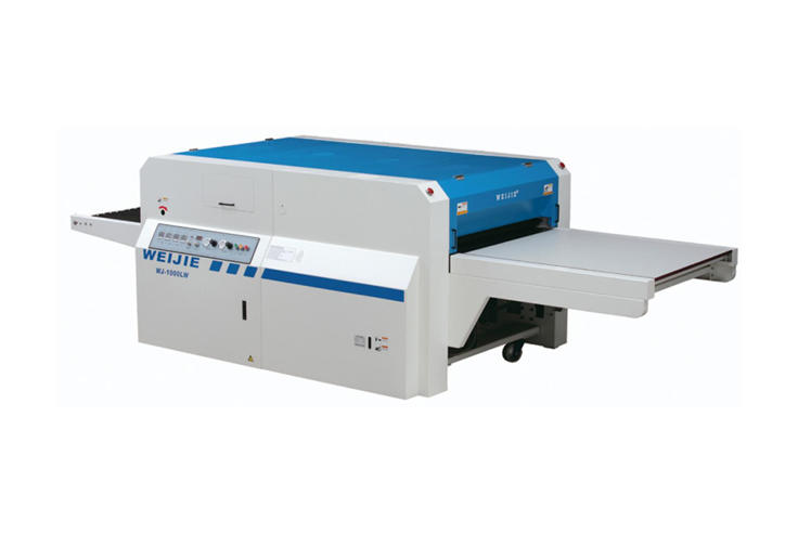 WJ-1000LW Máquina de prensa de fusión lineal recta de doble presión