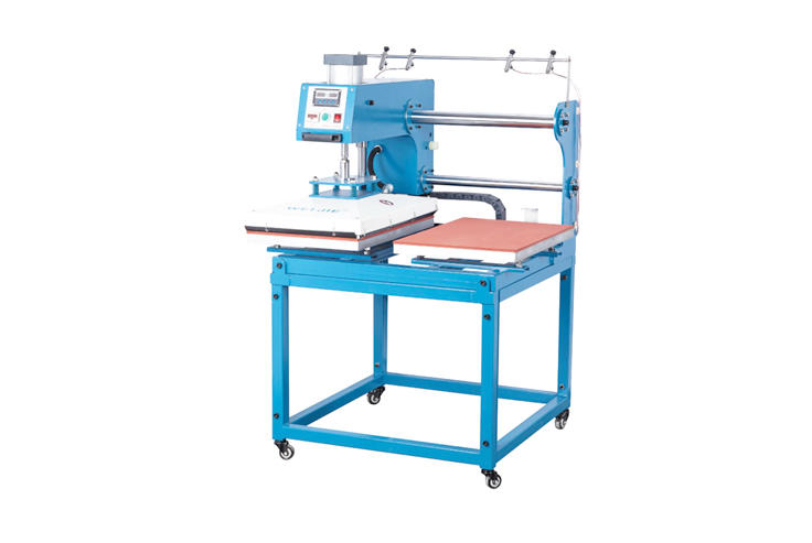 WJ-60-2V 60*40CM Máquina de prensa de calor de doble estación/Máquina de transferencia de calor para impresión de camisetas