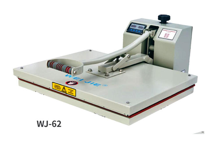 Prensa de calor Manual clásica WJ-62/máquina de transferencia de calor 60*40CM para tiendas de bricolaje